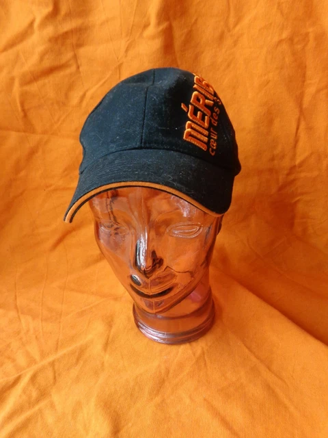 Casquette Courchevel Club Des Sports 1850 - Noire, Taille Réglable, Neuve Sans étiquette