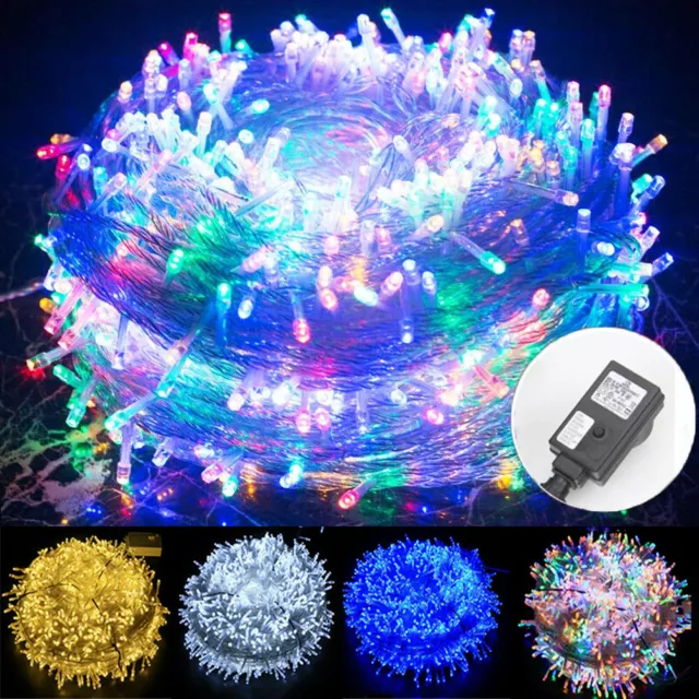 10-100M LED Fairy String Lights Waterproof Christmas Tree Garden Party Outdoor