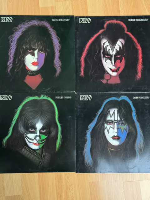 Kiss - Gene Simmons, Paul Stanley, Ace Frehley & Peter Criss 4 Solo Album - 1978