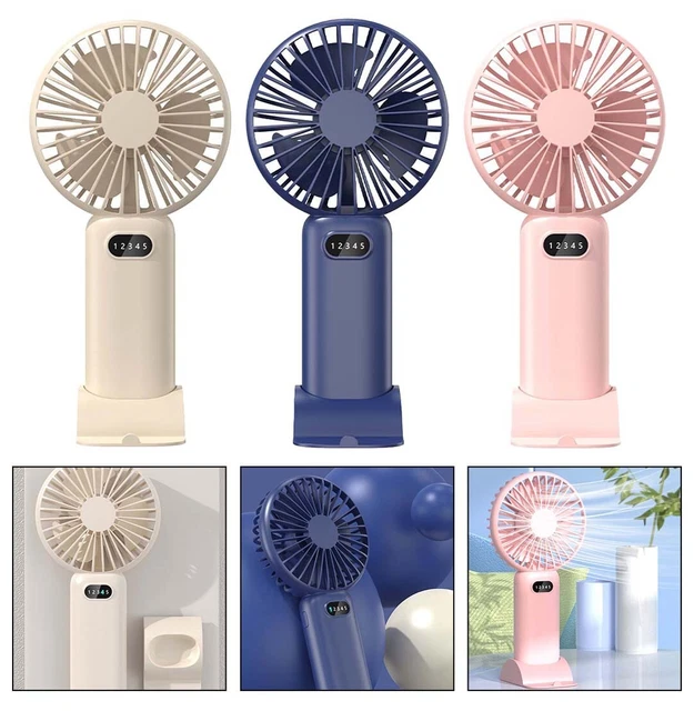 Ventilateur De Cou, Ventilateur Nuque Et Ventilateur à Main, 2 En 1 Ventilateur De Cou Rechargeable Avec Ecran Led Ventilateur Portable Reglable A 360 Ideal Pour Bureau Voyage Rouge Fei Yu 78773733