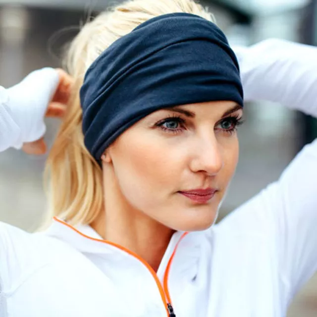 FEMME LARGE SPORTS Yoga Bandeau Extensible Bandeau Solide Élastique à  Cheveux . EUR 3,36 - PicClick FR