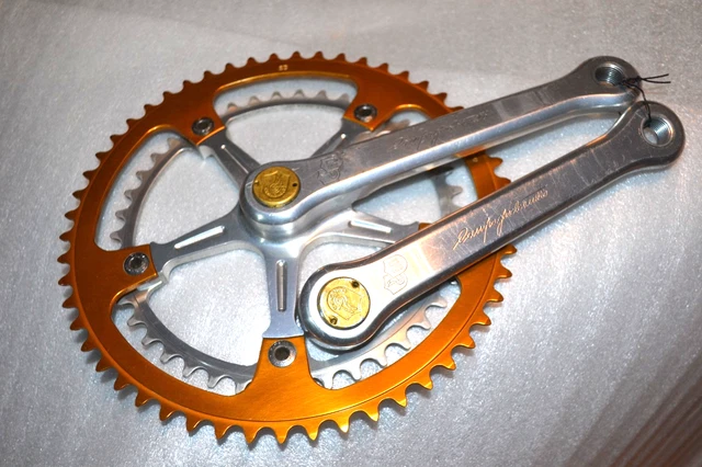 Pédales Campagnolo Super Record 50ème Anniversaire Titane - Édition 1983, NOS Neuf