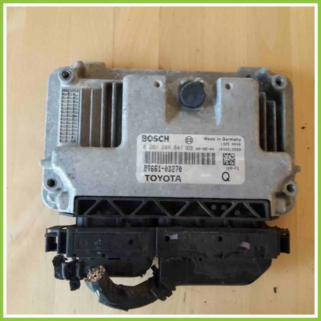 Kit De Clés ECU D'occasion Pour Toyota Yaris XP10 1.3 2NZFE - Réf. 89661-52081
