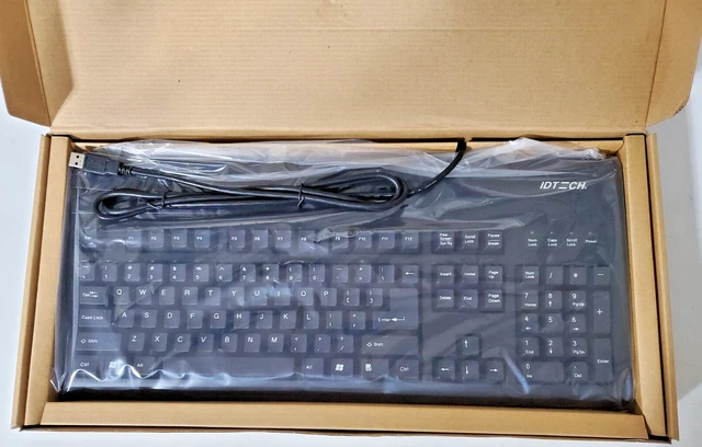 Id Tech, Versakey, Keyboard And Msr, Track 1 & 2, Usb, Black