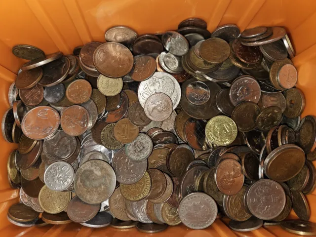 World Coins Bulk Lot of Approx 250g Mixed Lots - Free post 3