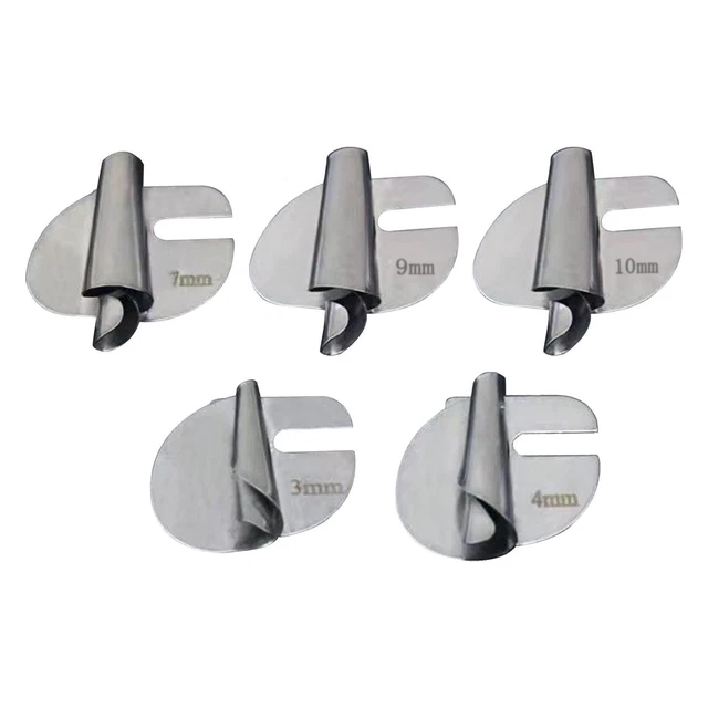 Lot De 8 Pieds D'ourlet Roulé Pour Machine à Coudre - Tailles 3 à 10 Mm, Acier Inoxydable