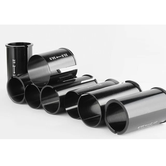 Adaptateur Réducteur De Tige De Selle Vélo - 33.9mm à 36mm - Alliage Aluminium Noir