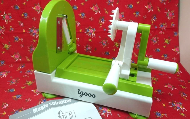 igooo Spiralizzatore per verdure 4 in 1 Nuovo