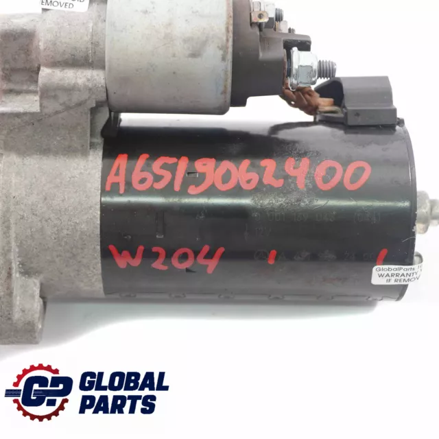 Mercedes W204 W212 OM651 Motor de arranque Diesel Bosch Starter A6519062400 3