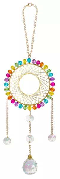 Ganz Crystal expressions woven Rainbow Dreamcatcher Acrylic