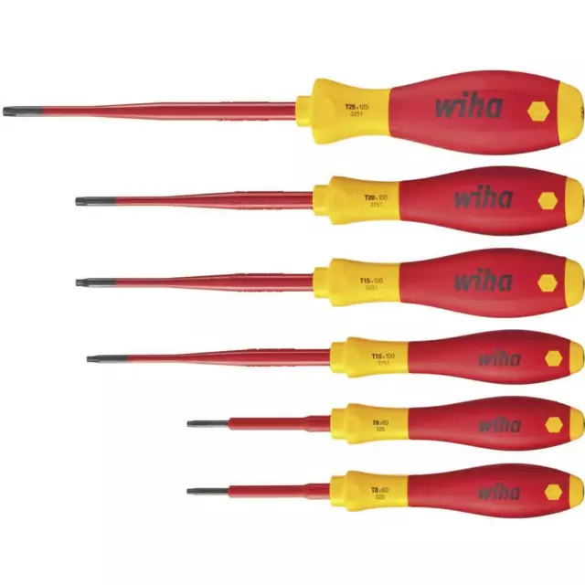 Wiha VDE Jeu de tournevis 6 pièces Torx Tamper Resistant