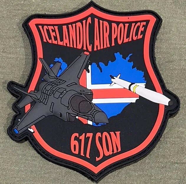 RAF 617 SQN F-35 Lightning Icelandic Air Policing PVC Patch £15.00 ...