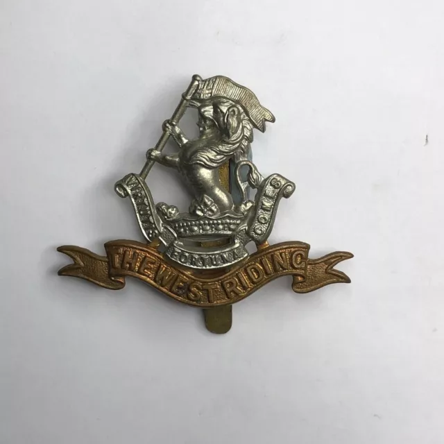 The West Riding Regiment Cap Badge Older Reproduction Restrike