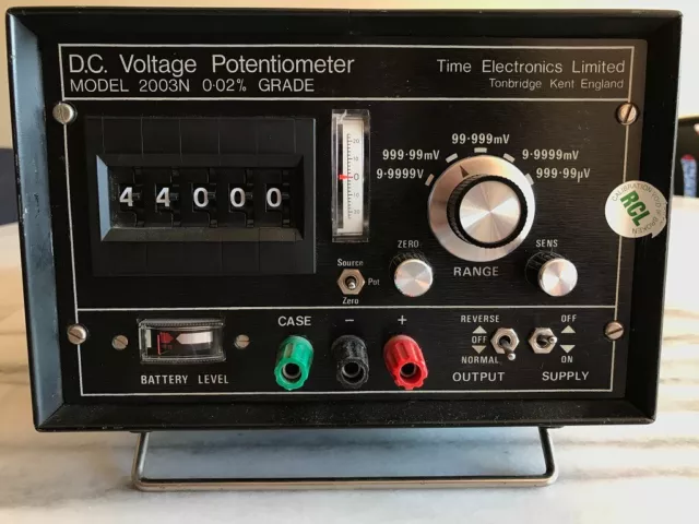 Time Electronics 2003N Precision Voltage Calibrator and Potentiometer