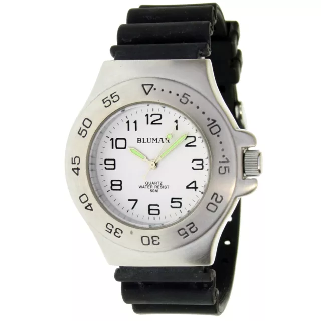 Reloj Blumar Para Hombre Acero Correa 50m