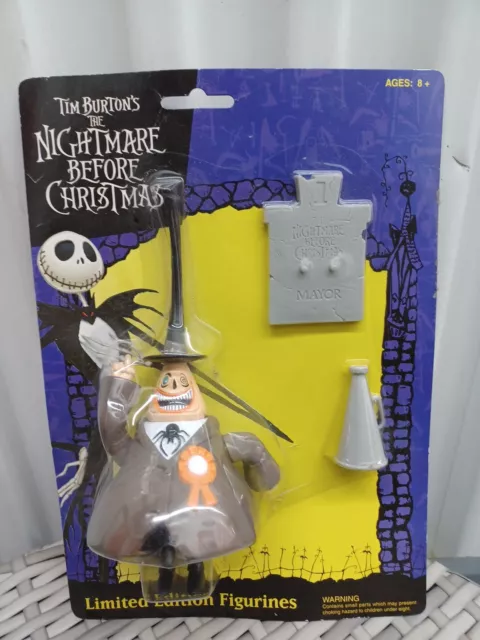 Limited Edition Nightmare Before Christmas Figurine The Mayor. NECA