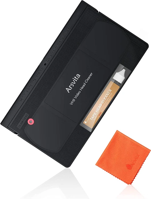 VHS/VCR HEAD CLEANER Tape, Video Head Cleaning Kit for VHS/VCR Players ...