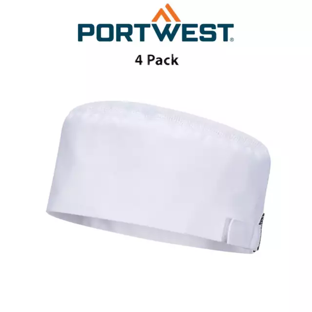 Portwest MeshAir Skull Cap 4 Packs Cooling Touch Tape Closure Comfortable S900