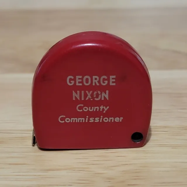 VTG George Nixon County Commissioner Tape Measure Pocket Size Oklahoma Political