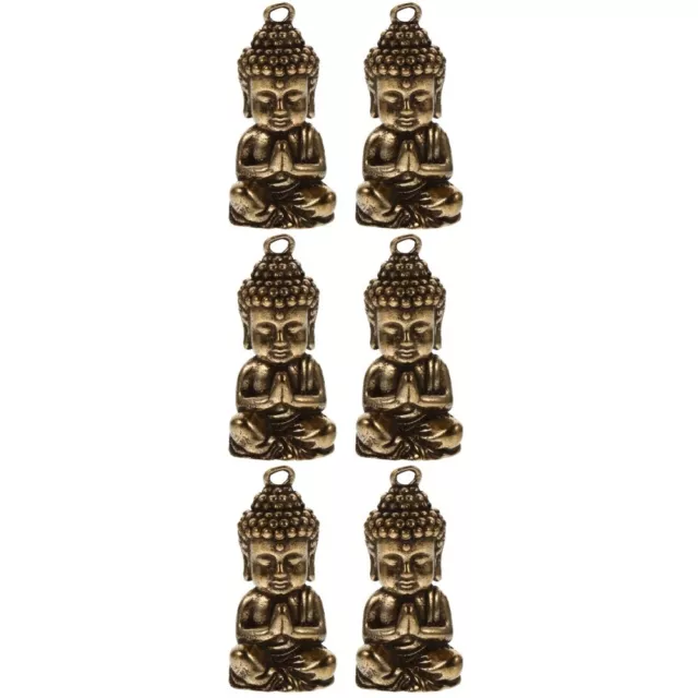 6 Pcs Charme De Bijoux Bracelets À Breloques Pendentif Statue