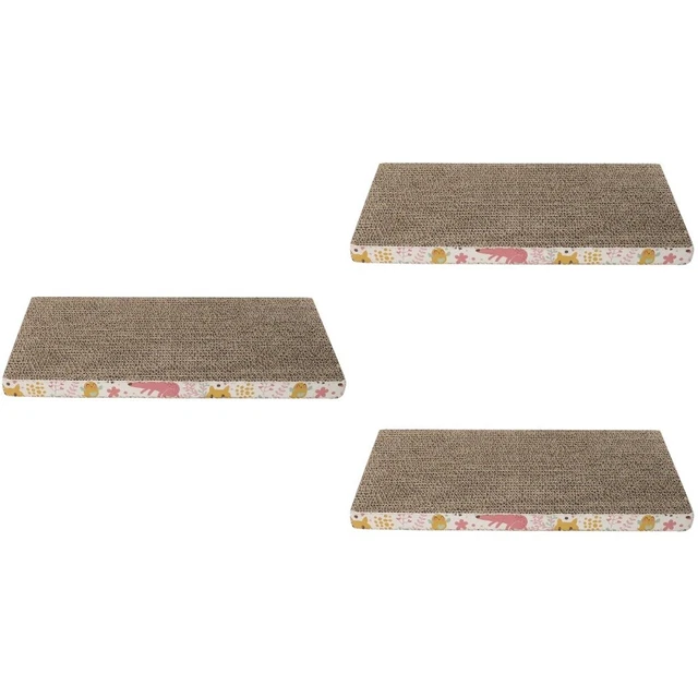 3 PCS Kratzbaum Für Katzen Wellpapier Kratzunterlage Aus Pappe