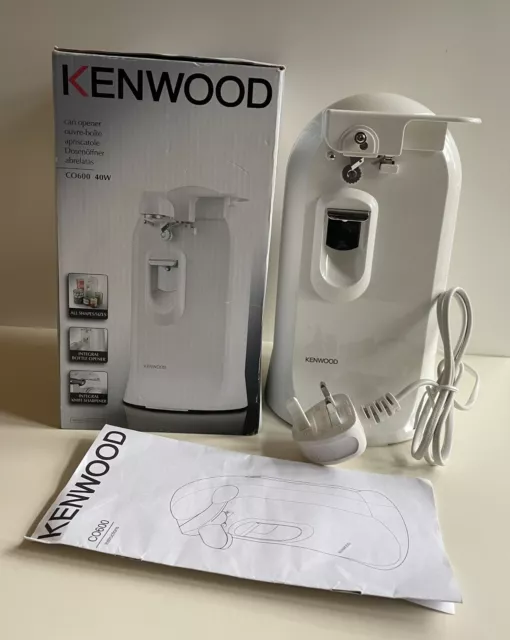 BNIB Kenwood Electric Can Opener Knife Sharpener Bottle Opener