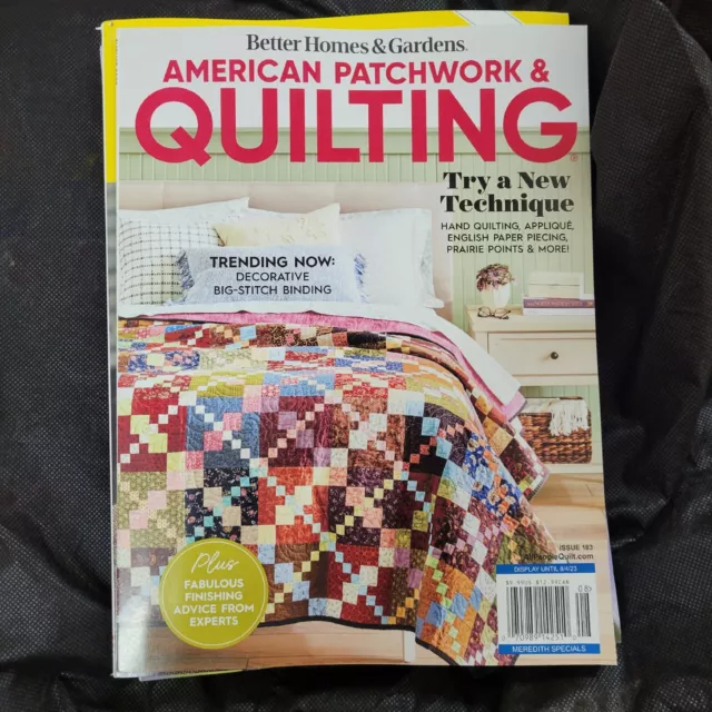 BETTER HOMES & Gardens AMERICAN PATCHWORK & QUILTING Magazine 2023 ...