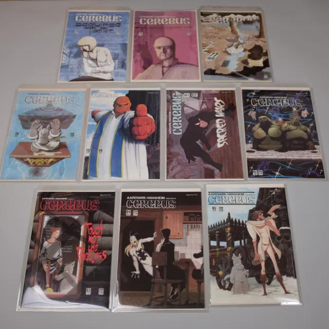 1985-1986 CEREBUS The Aardvark No 74-85 Comic Book 1st Print Lot 10 Church State