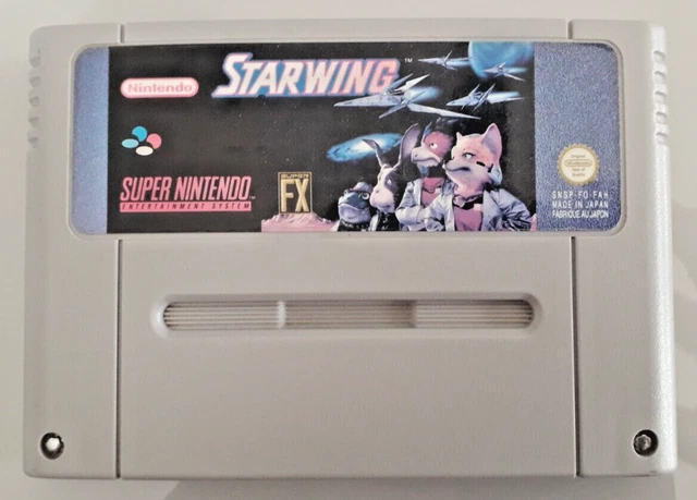 Jeu Starwing (Starfox) Pour Super Nintendo SNES - Version PAL - Bon état - Sorti 1993