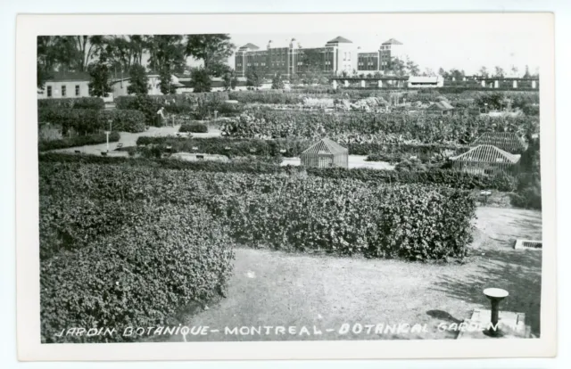 Jardin Botanique Botanical Garden MONTREAL Quebec Canada 1940-50s RPPC