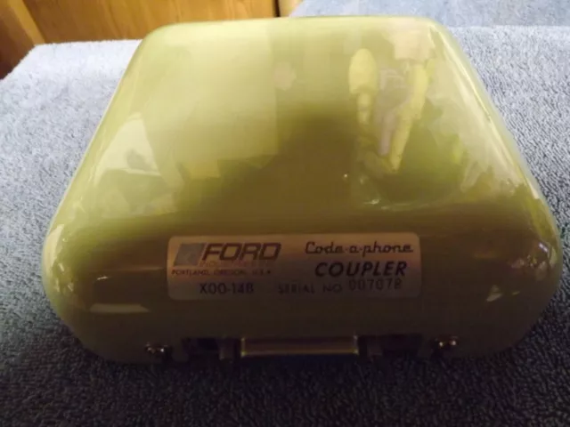 Ford industries code-a-phone coupler xoo-148 serial # 007078