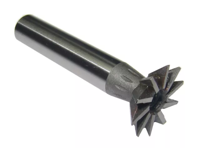 1/2 X 45 Diameter Dovetail Cutter 45° Angle Hss Milling Cutters Rdgtools