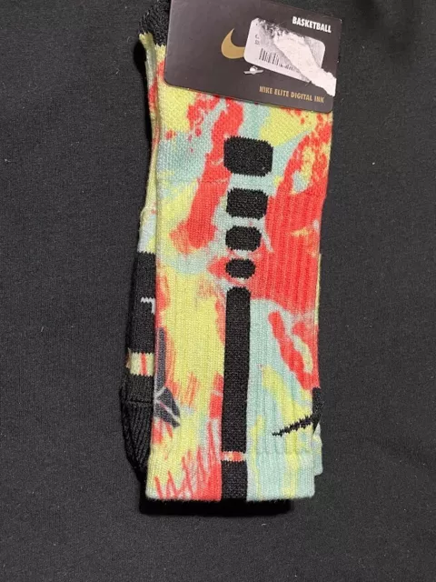 NIKE ink Kobe Bryant ELITE Basketball Crew Socks SX5018-900 BIN 6 Large NIKE ink Kobe Bryant ELITE Basketball Crew Socks SX5018-900 BIN 6 Large