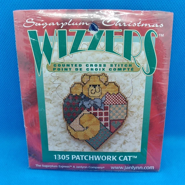 Kit de punto de cruz contado de gato de colección ciruela azucarera 1305 nuevo