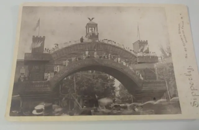 Vermont Statehood Centennial Arch Sipperly Cabinet Card Photo