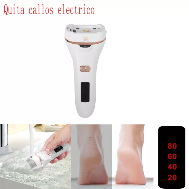 Pedicura Electrica Quita Durezas Remueve Callos Lima Pies Electrico Recargable