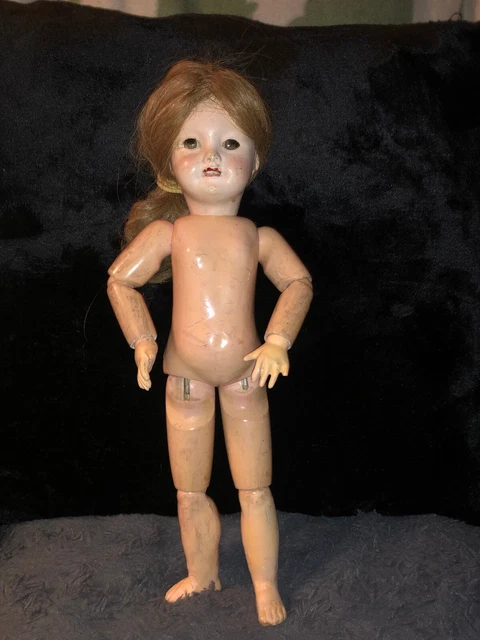 Rare ancienne poupée Bleuette 29 cm Tête incassable Unis France 301 1 1