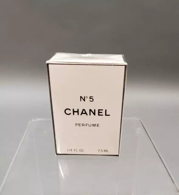 Vintage Chanel No. 5 Parfum. 7.5 ml. Sealed in box