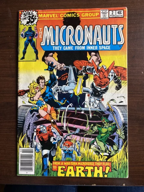 LOT OF 2 Micronauts #2 #3 1979 Marvel Comic  1ST SERIES