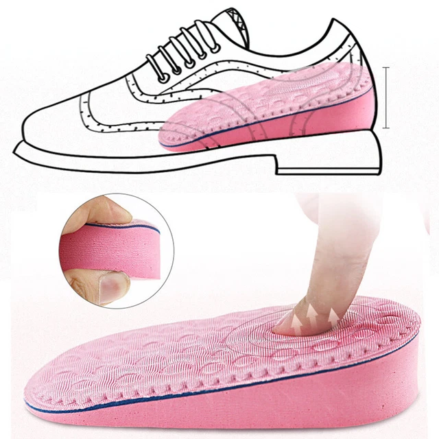 Chaussure Hauteur Augmentation Semelles Talon Lift 1.5-3.5cm Support Taie Unis *
