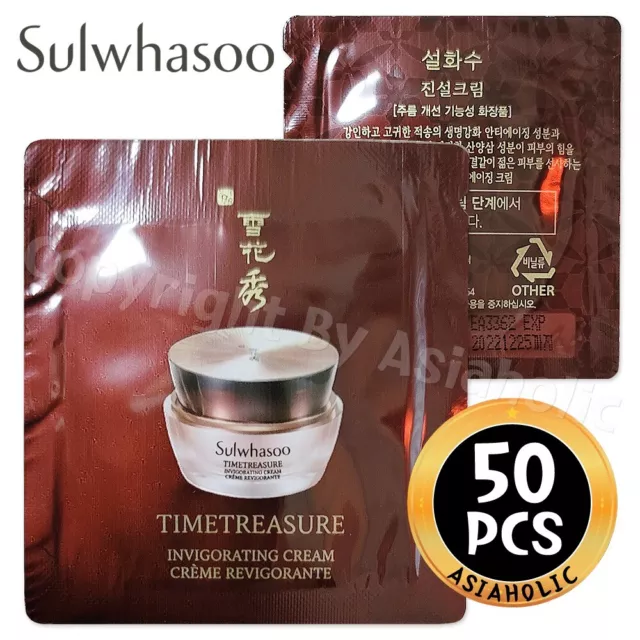 Sulwhasoo Timetreasure Invigorating Cream 1ml x 50pcs (50ml) Sample Newest Ver