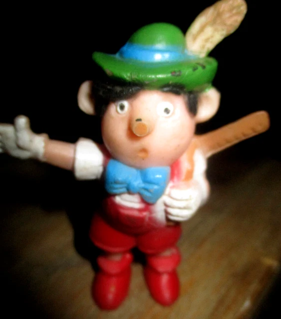 RARE SUPERBE ANCIENNE FIGURINE PINOCCHIO LE JOUET PHILIPPE no QUIRALU CBG EUR 320,00 - FR