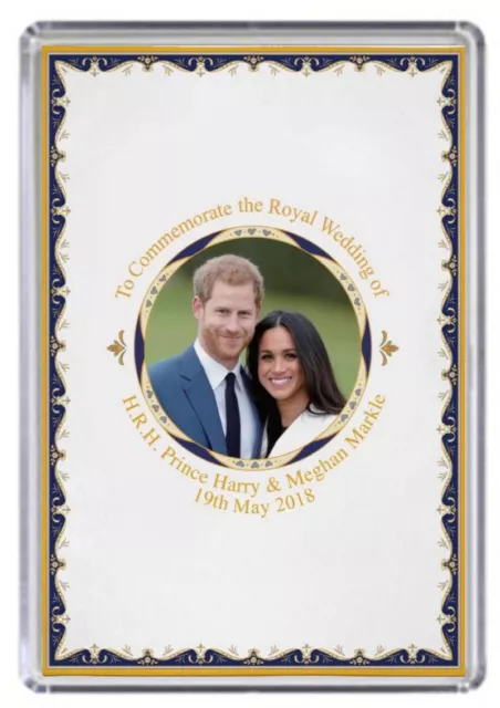 Prince Harry and Meghan Markle Royal Wedding Fridge magnet