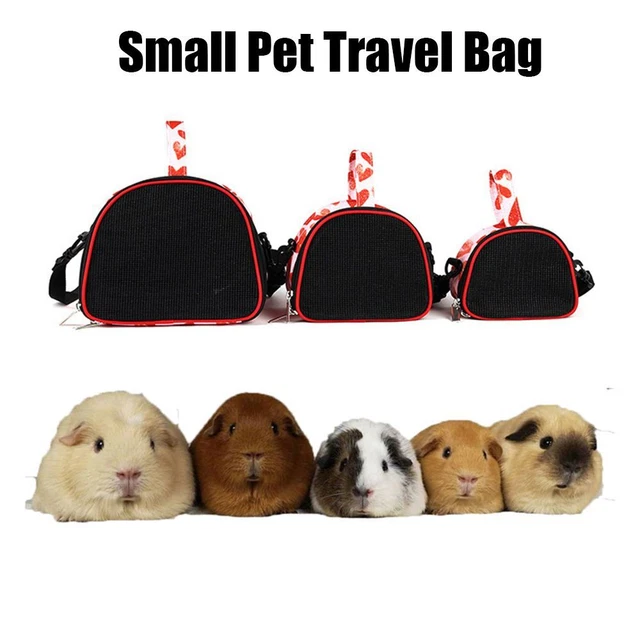 Malla de tela de mano - mochila de mano bolsa para mascotas hámster bolsa de transporte bolsa para hámster