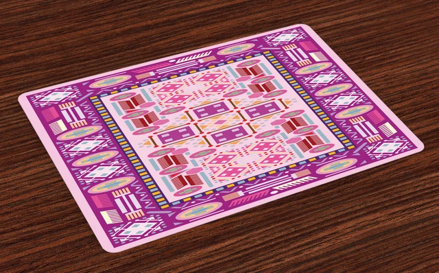 Tapis De Bar Ou Set De Table Motif Belzebuth Violet - Neuf, Marque Générique