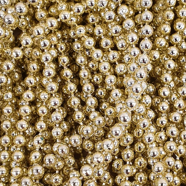 STRING PEARL BEADS 3-10mm Craft Round Ball Trim Sewing Ribbon Strip Chain Per 1M