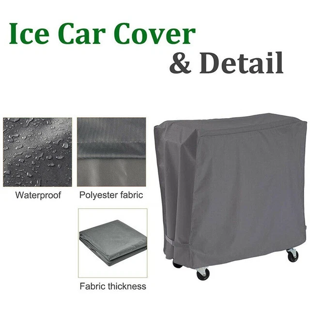 Housse De Protection Pour Glacière Roulante 80 L – 86x48x79 Cm, Tissu Oxford 420D Imperméable, Anti-UV, Pour Extérieur Et Intérieur