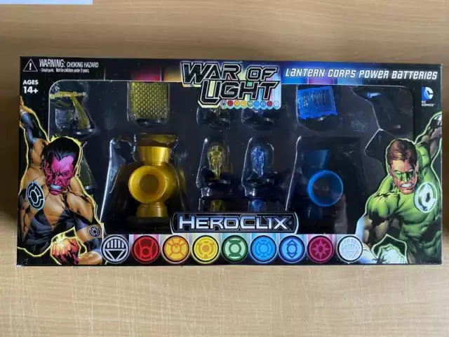 Heroclix Dc Guerra Of Light # Green Lantern Cuerpos Poder Pilas Amarillo Azul