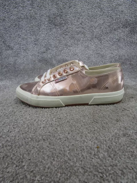 Superga Shoes Womens Size 9.5 Pink Camo Sneaker Lace Up 3