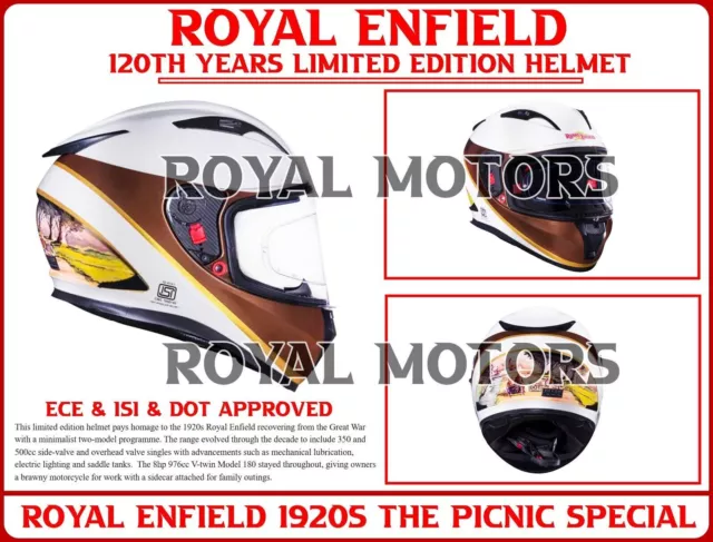 Royal Enfield "1920s THE PICNIC SPECIAL" 120th Year Limited Edition Helmet